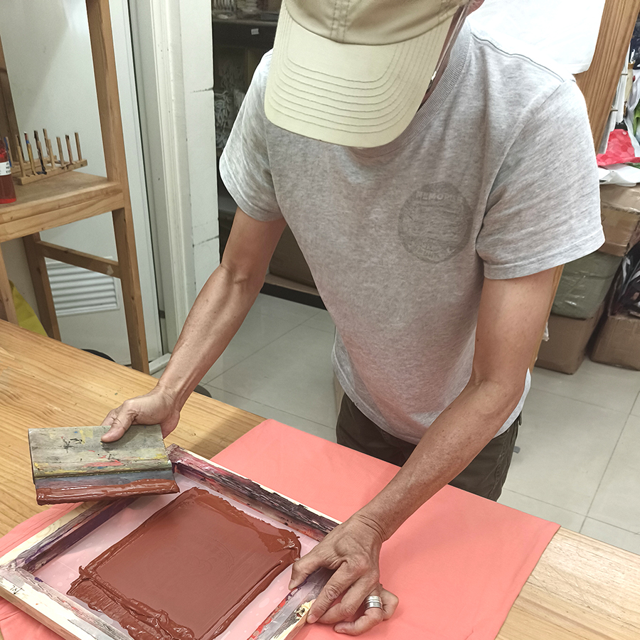 印刷工作圖與客製衣服代印流程 4